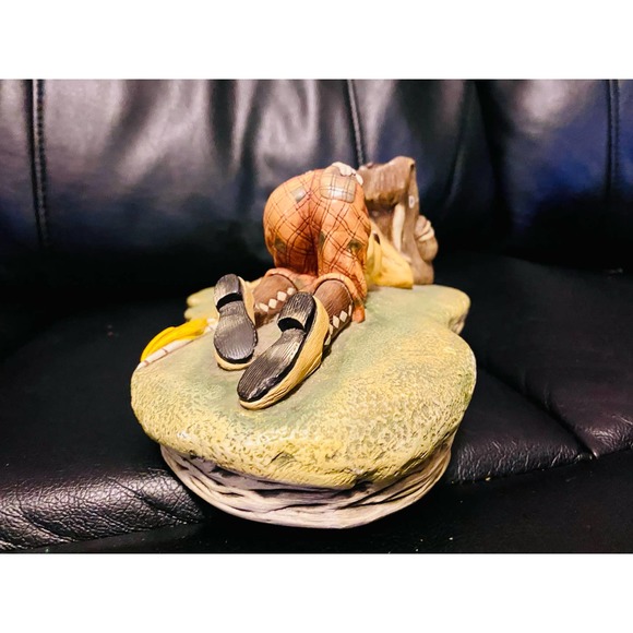 Vintage 1974 Naturecraft No. 840 Golfer Statue England Hand-Painted Dunlop Golf - Picture 5 of 5